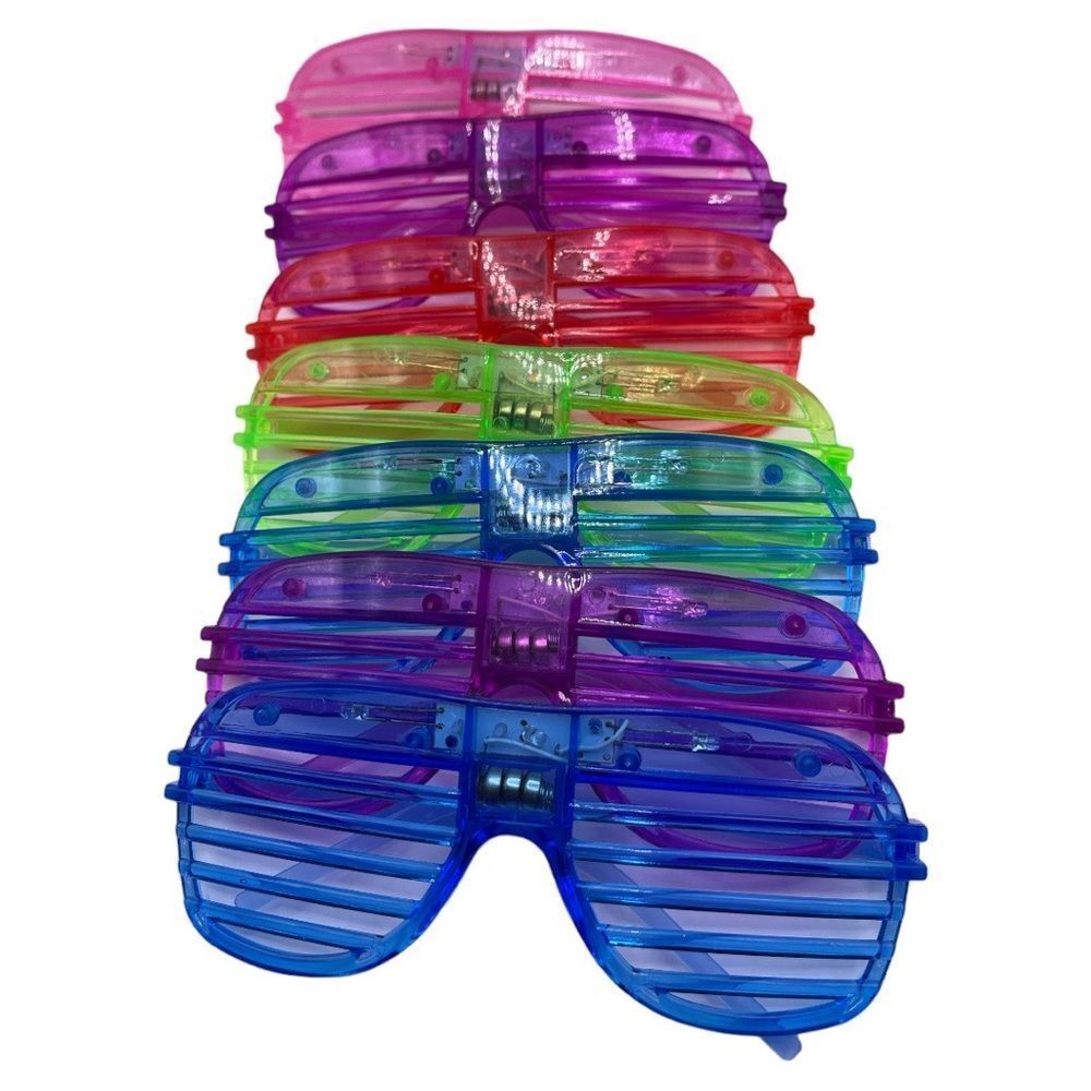 7 (seven) Pair Of Light Up Glasses